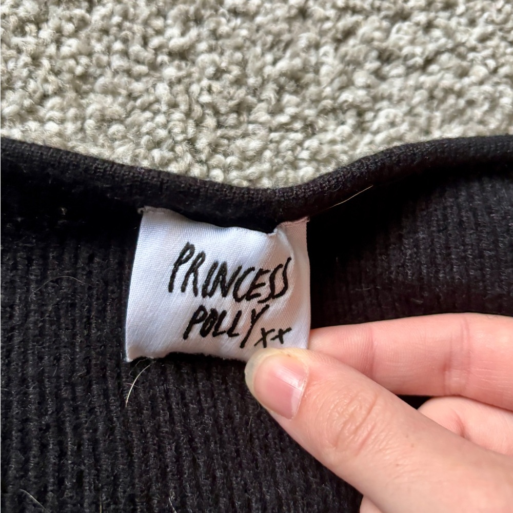 Princess Polly Black Sweater - Picture 2 of 2
